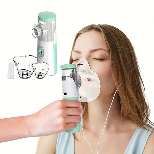 Portable Handheld Ultrasonic Nebulize Inhaler Respirator Mesh Asthma Travel