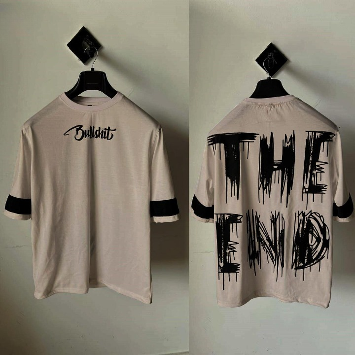 The End Printed  Drop shoulder